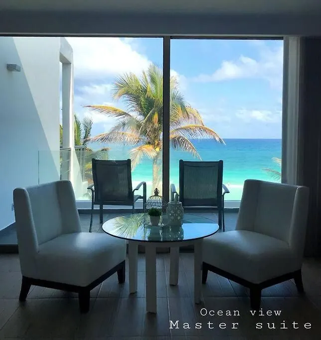 Increible Villa A La Orilla Del Mar Caribe Cancun