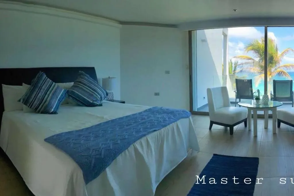 Increible Villa A La Orilla Del Mar Caribe Cancun Mexico