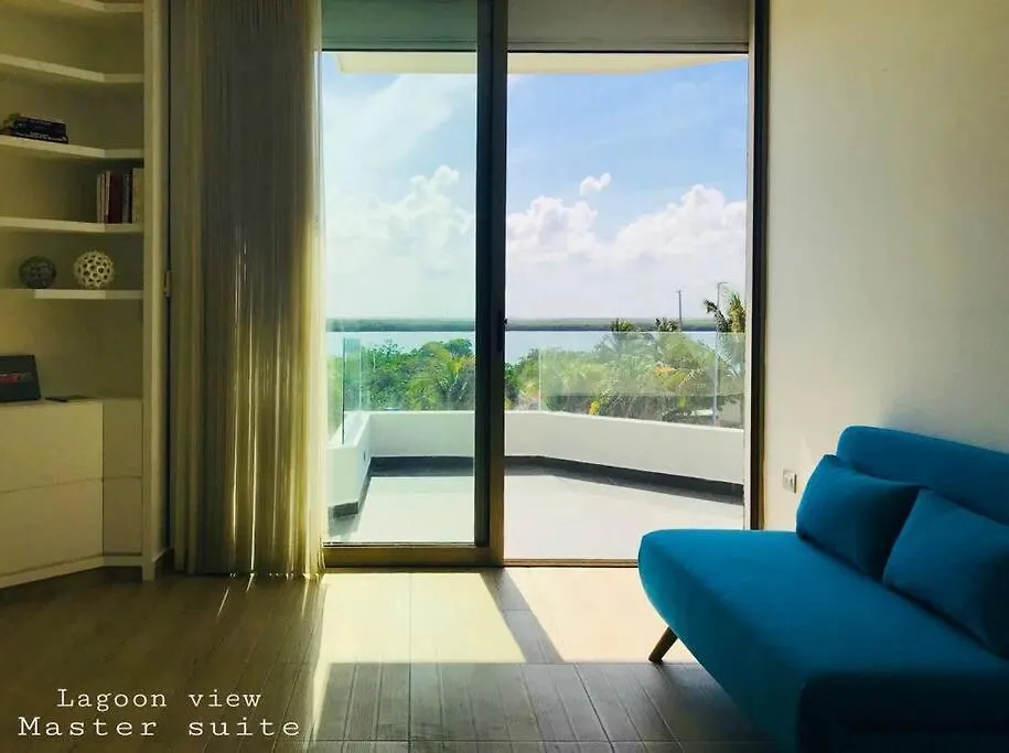 Increible Villa A La Orilla Del Mar Caribe Cancun